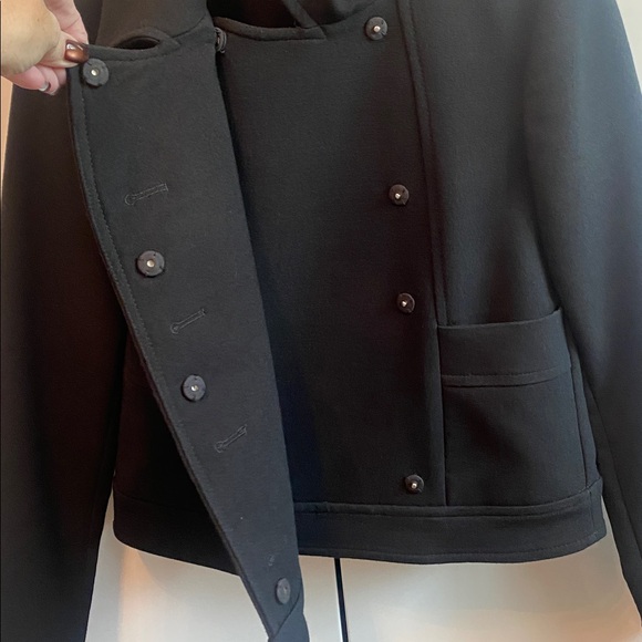 LOFT • Black Pea Coat - Picture 8 of 17